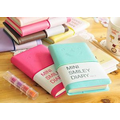 Cute charming portable smile leather notebook